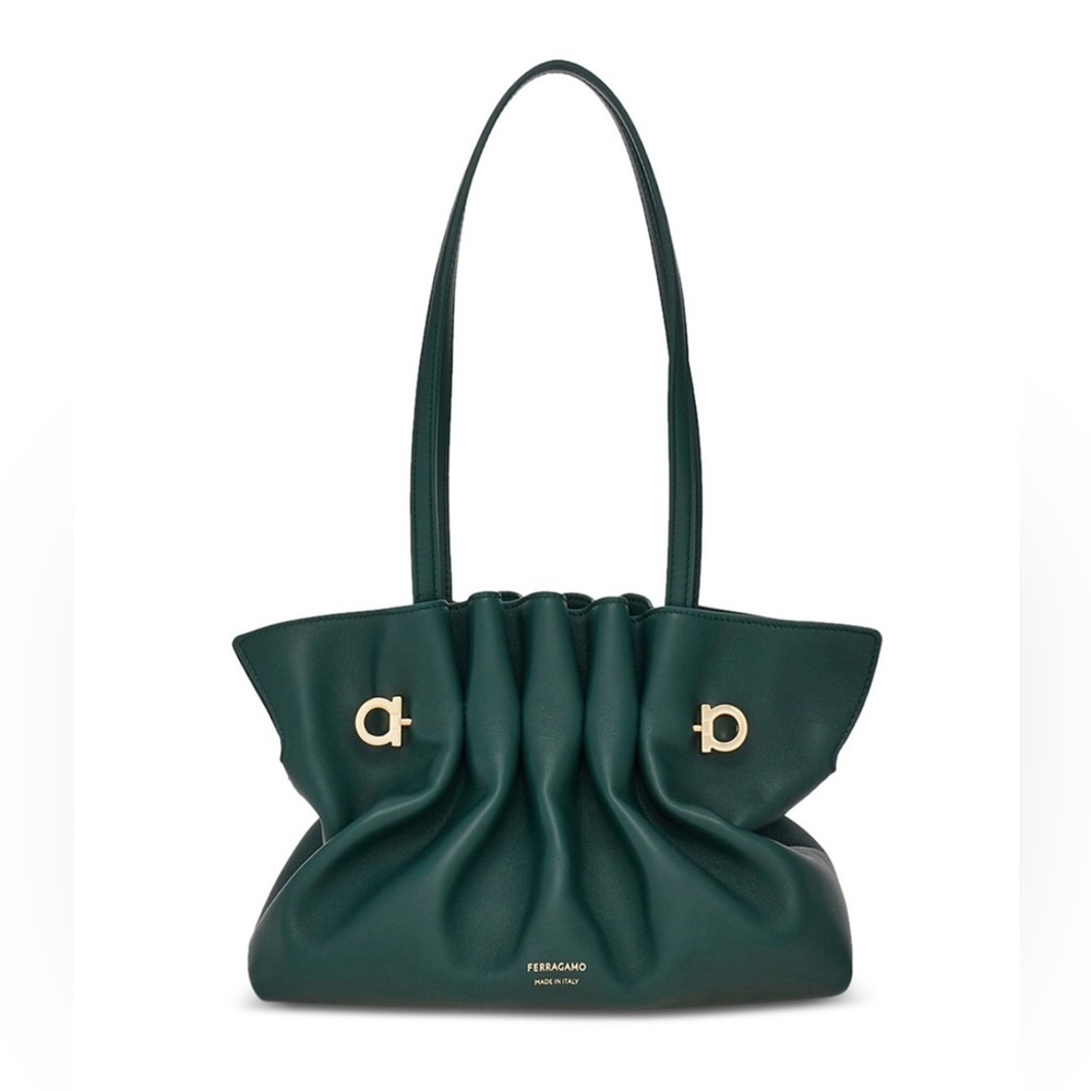 NWT FERRAGAMO Soft Leather Shoulder Bag